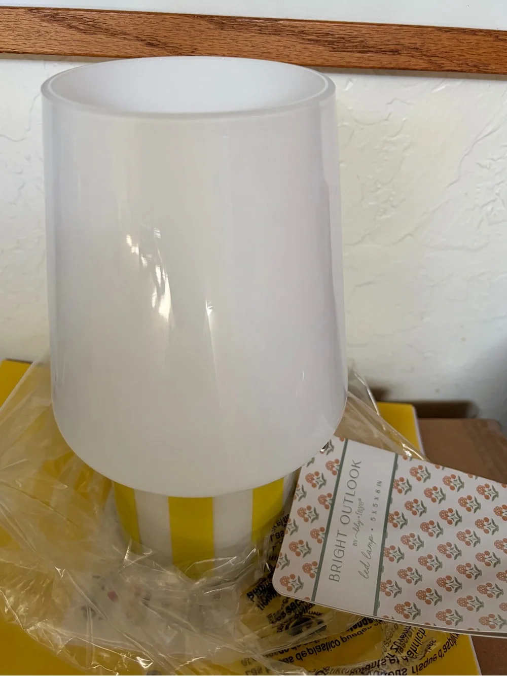 Sheffield Home Glass LED Lamp